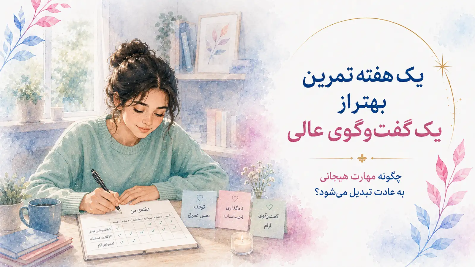 یک هفته تمرین بهتر از یک گفت‌وگوی عالی؛ چگونه مهارت هیجانی به عادت تبدیل می‌شود؟